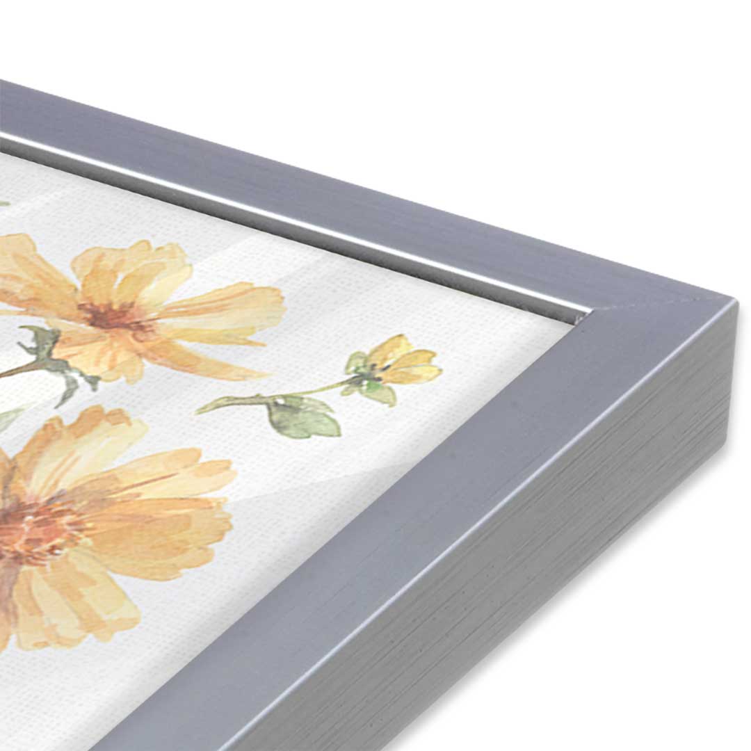 [Color:Polished Chrome], Picture of art in a Polished Chrome frame at an angle