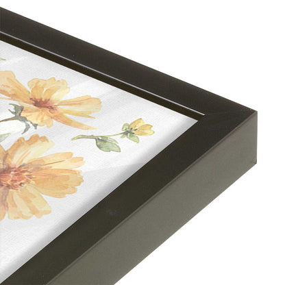 [Color:Satin Black], Picture of art in a Satin Black frame of the corner