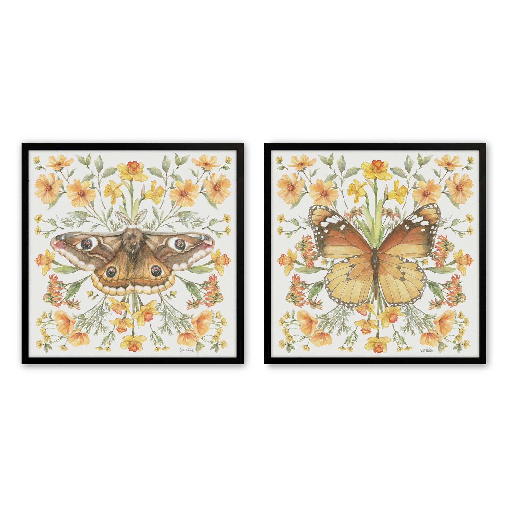 [Color:Satin Black], Picture of art in a Satin Black frame