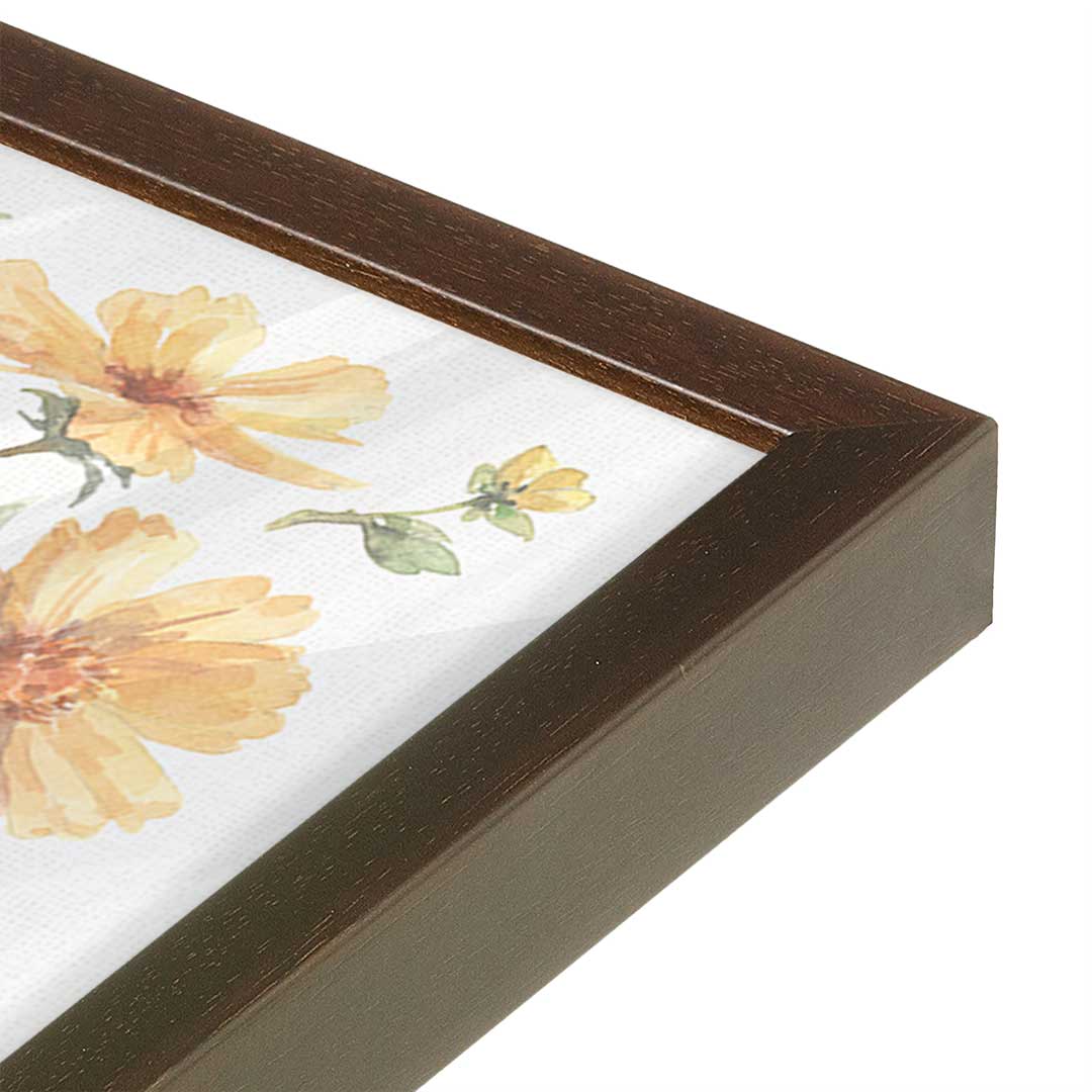 [Color:Belvinder Brown], Picture of art in a Belvinder Brown frame of the corner