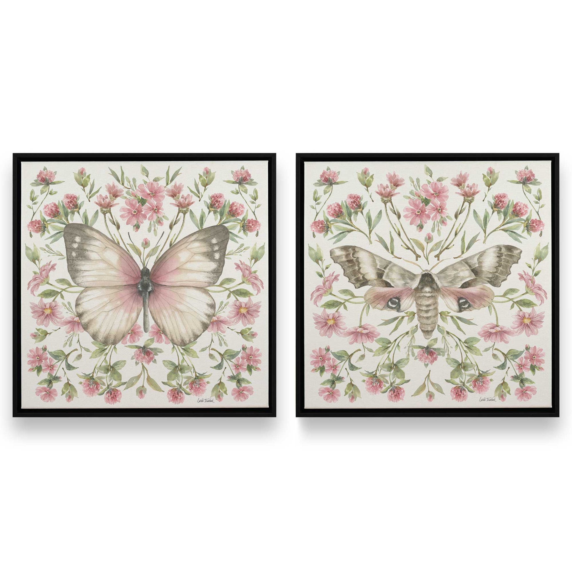 [Color:Satin Black], Picture of art in a Satin Black frame