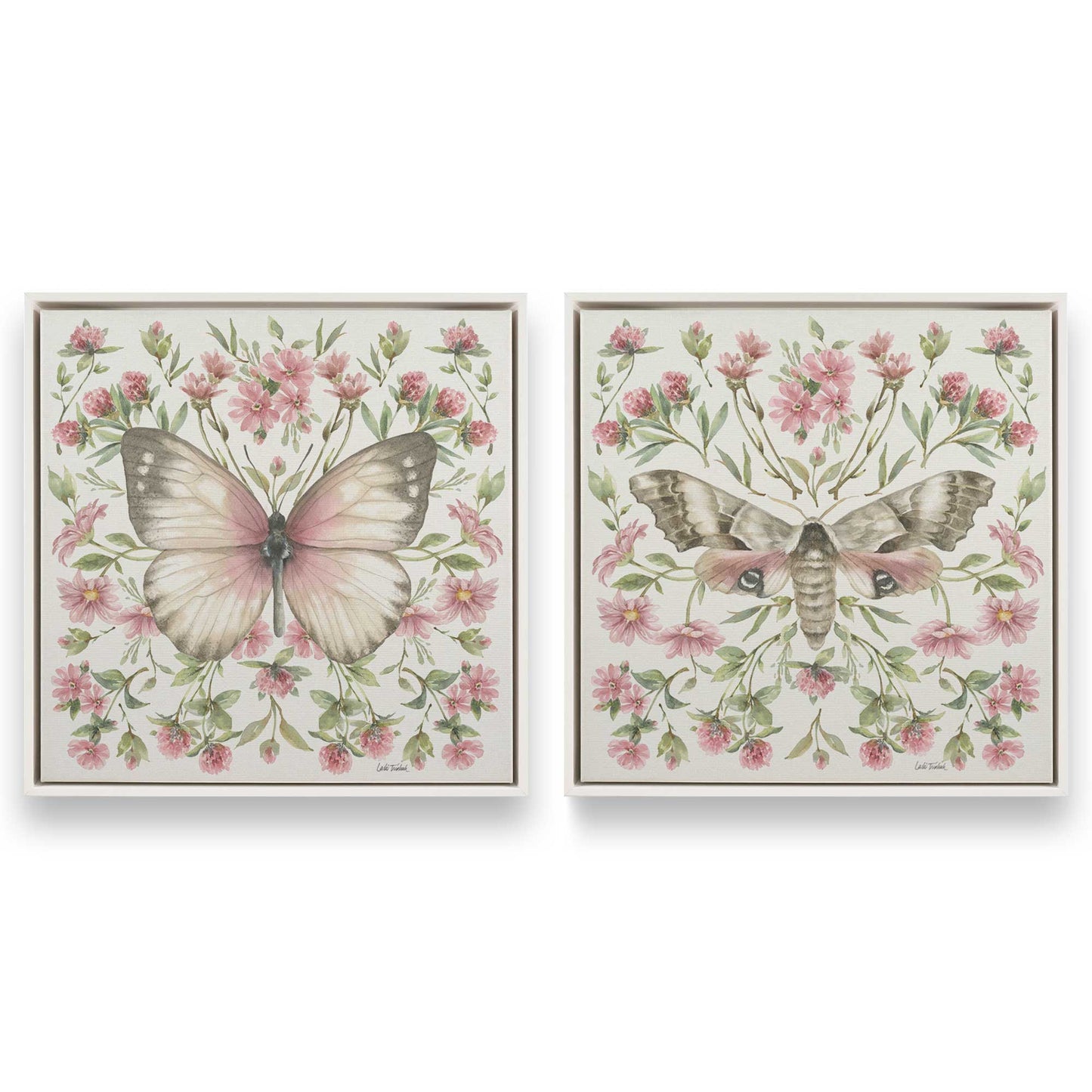 [Color:Opaque White], Picture of art in a White frame