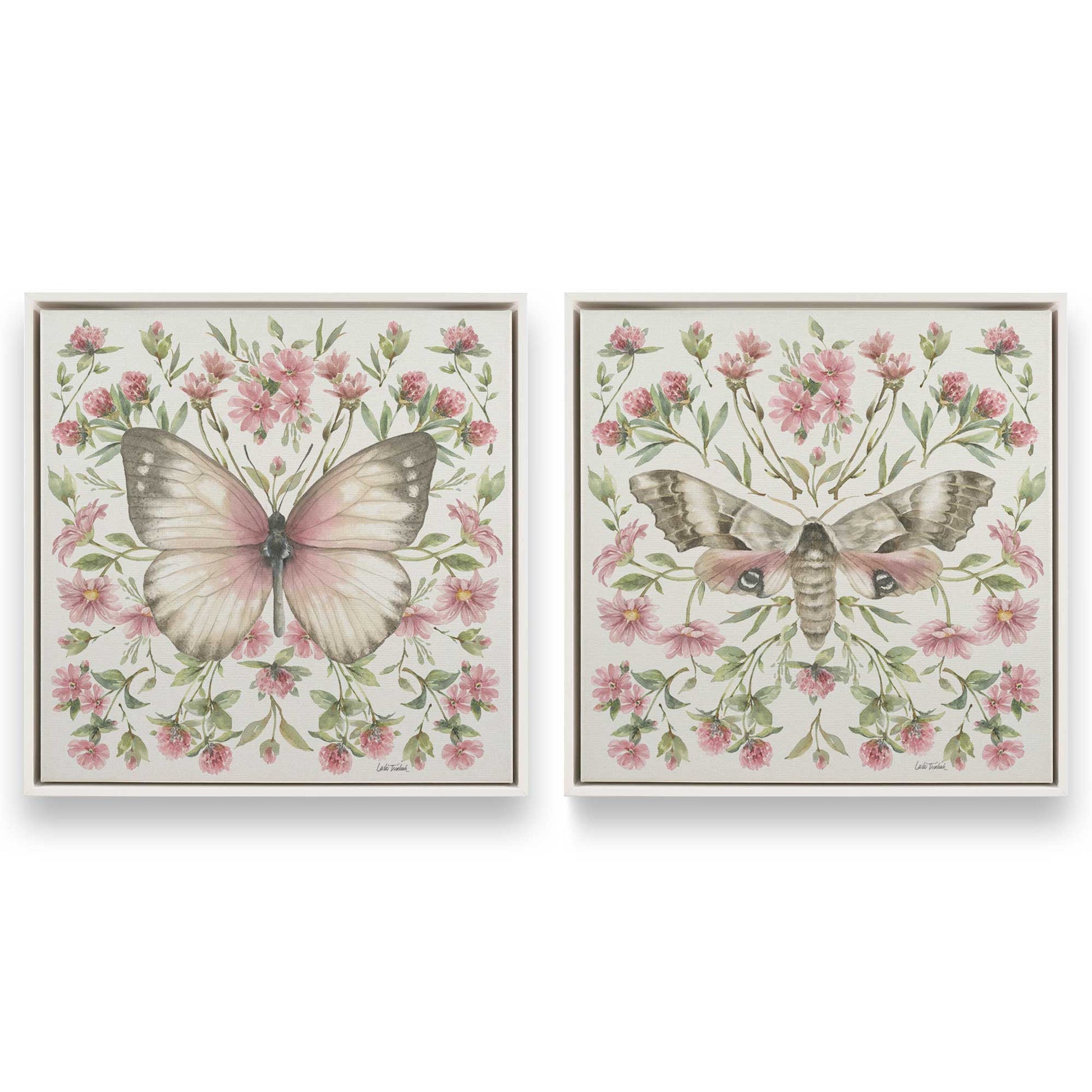 [Color:Opaque White], Picture of art in a White frame