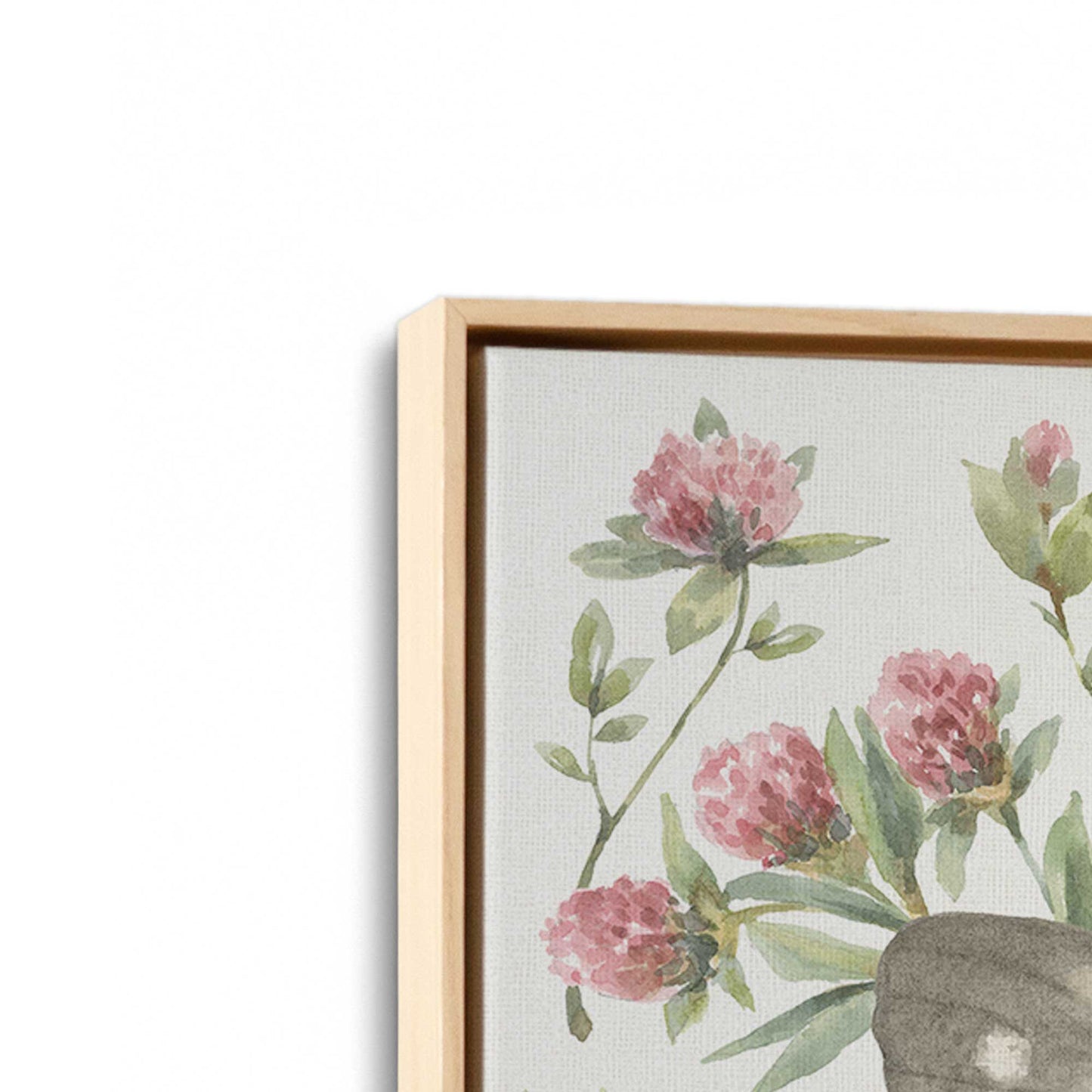 [Color:American Maple], Picture of art in an American Maple frame at an angle