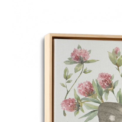 [Color:American Maple], Picture of art in an American Maple frame at an angle