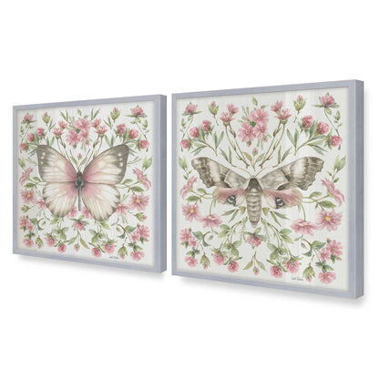 [Color:Polished Chrome], Picture of art in a Polished Chrome frame of the corner