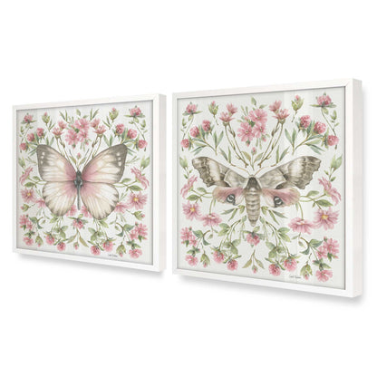 [Color:Opaque White], Picture of art in an Opaque White frame at an angle