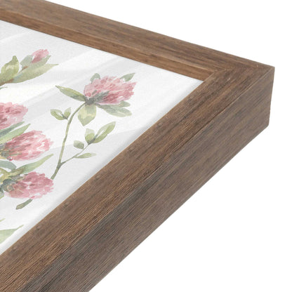 [Color:Walnut], Picture of art in a Walnut frame of the corner