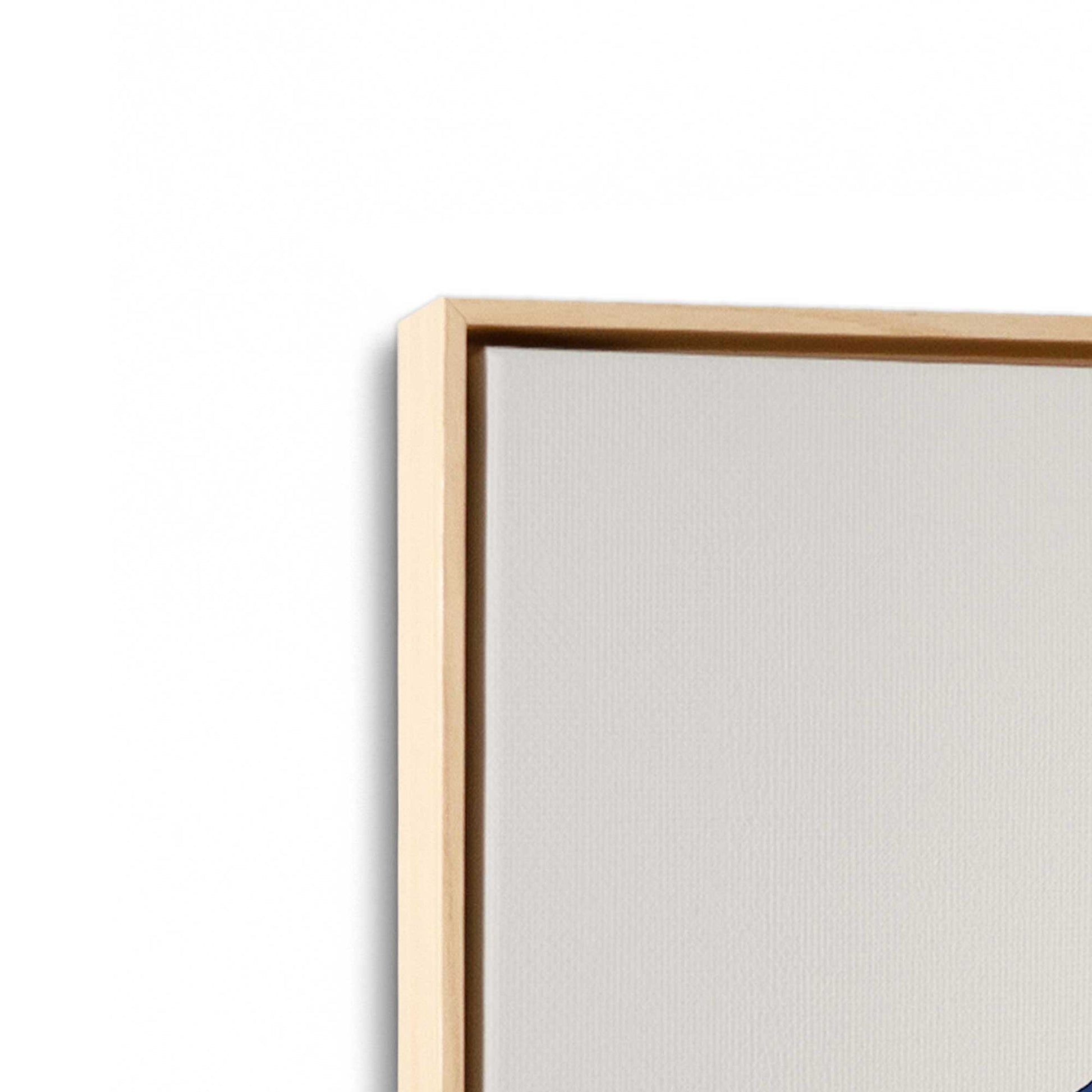 [Color:American Maple], Picture of art in an American Maple frame at an angle