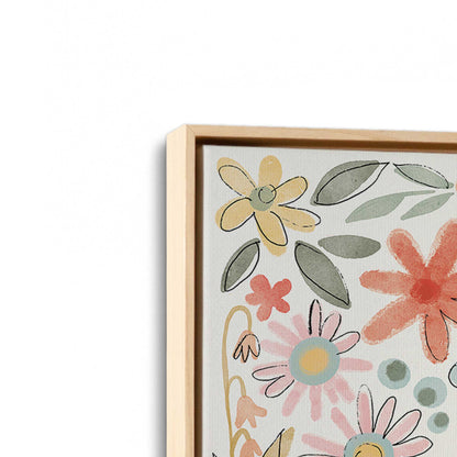 [Color:American Maple], Picture of art in an American Maple frame at an angle