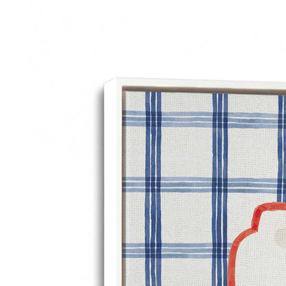 [Color:Opaque White], Picture of art in a White frame at an angle