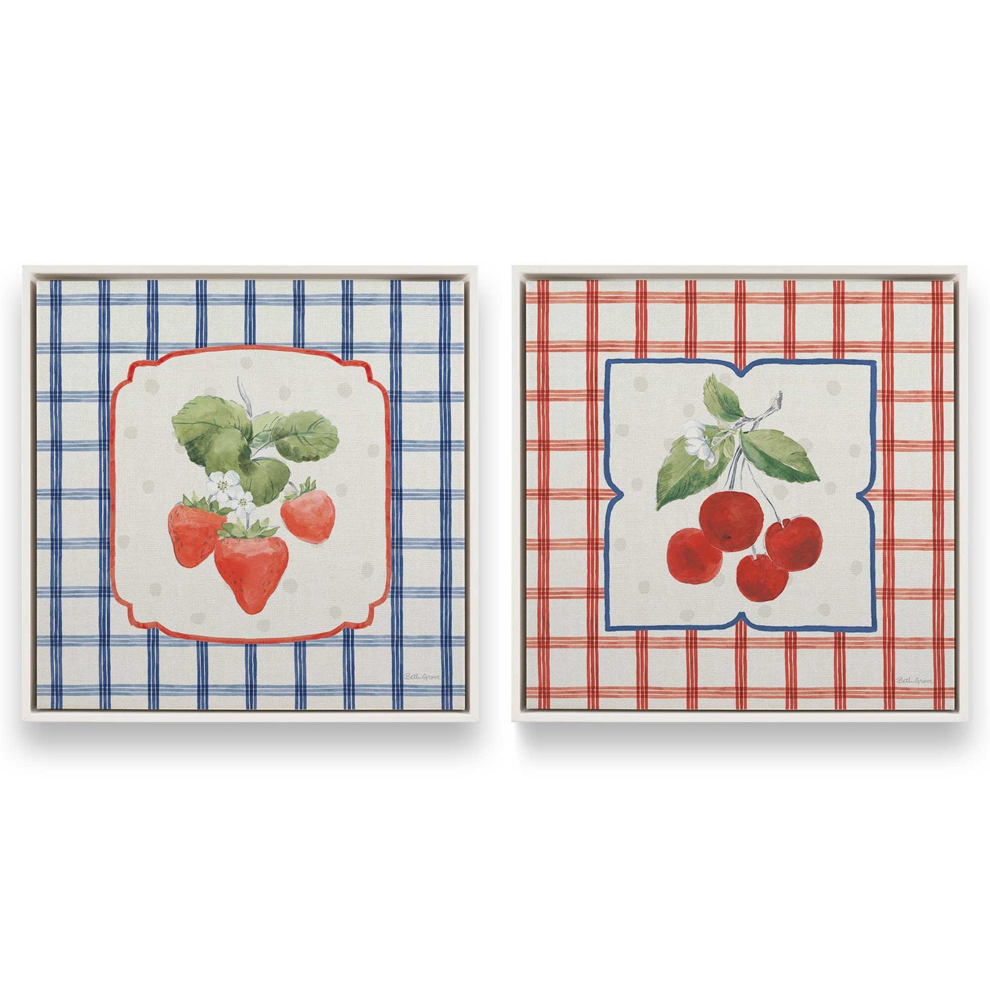[Color:Opaque White], Picture of art in a White frame