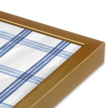 [Color:Polished Gold], Picture of art in a Polished Gold frame at an angle