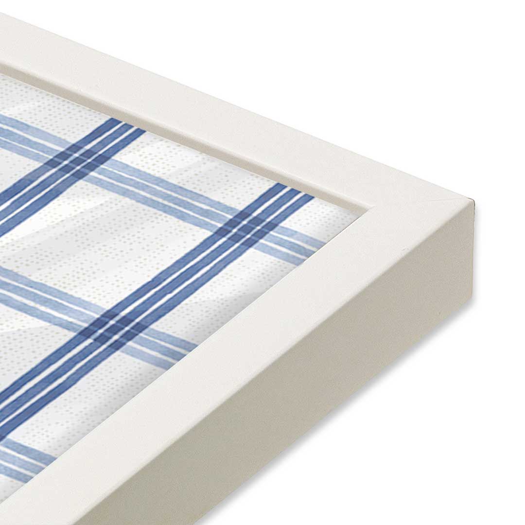 [Color:Opaque White], Picture of art in an Opaque White frame of the corner