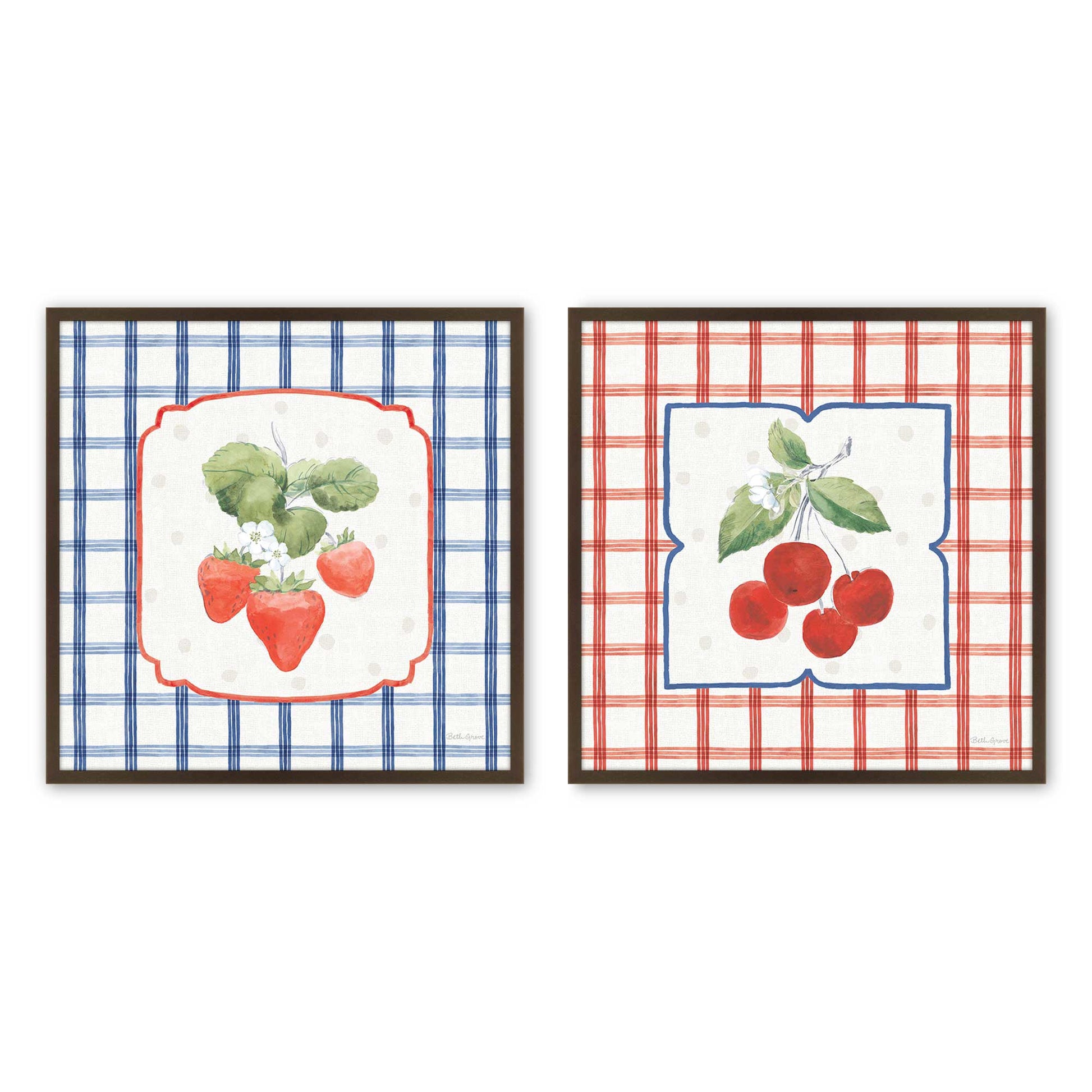 [Color:Belvinder Brown], Picture of art in a Belvinder Brown frame