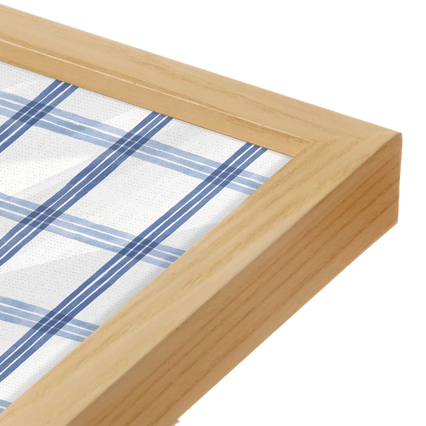 [Color:American Maple], Picture of art in an American Maple frame of the corner