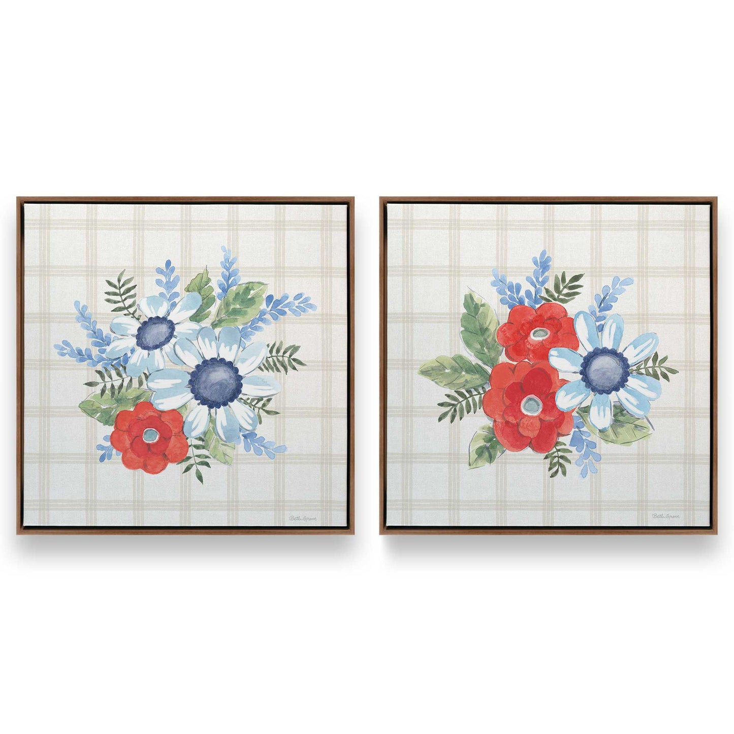 [Color:Walnut], Picture of art in a Walnut frame