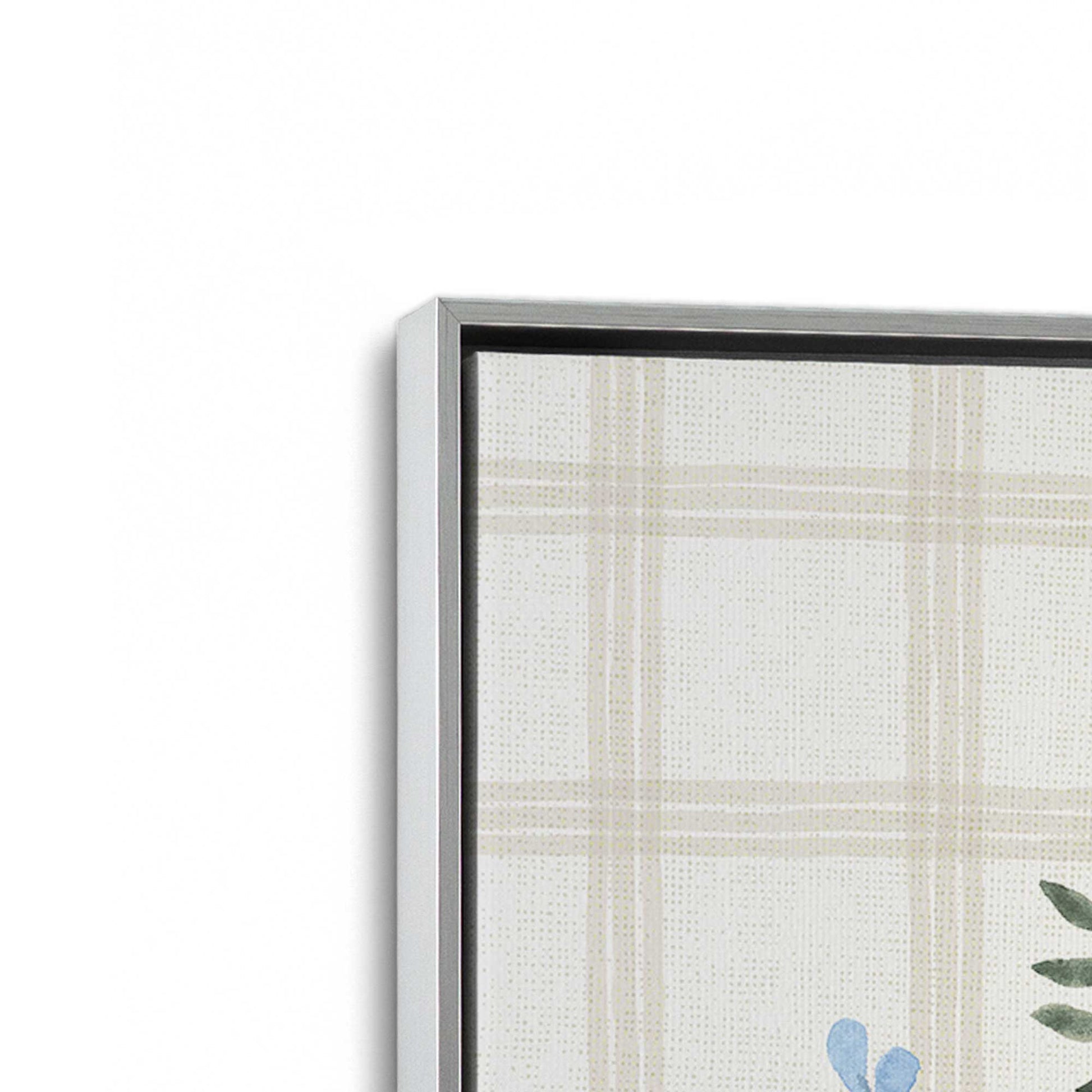 [Color:Polished Chrome], Picture of art in a Polished Chrome frame at an angle
