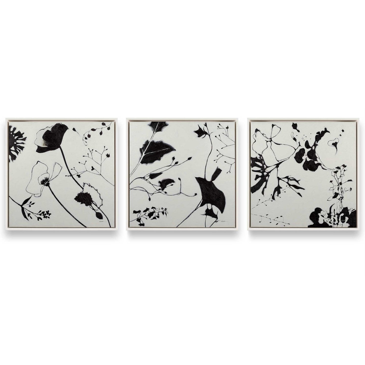 [Color:Opaque White], Picture of art in a White frame