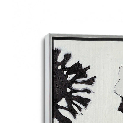 [Color:Polished Chrome], Picture of art in a Polished Chrome frame at an angle