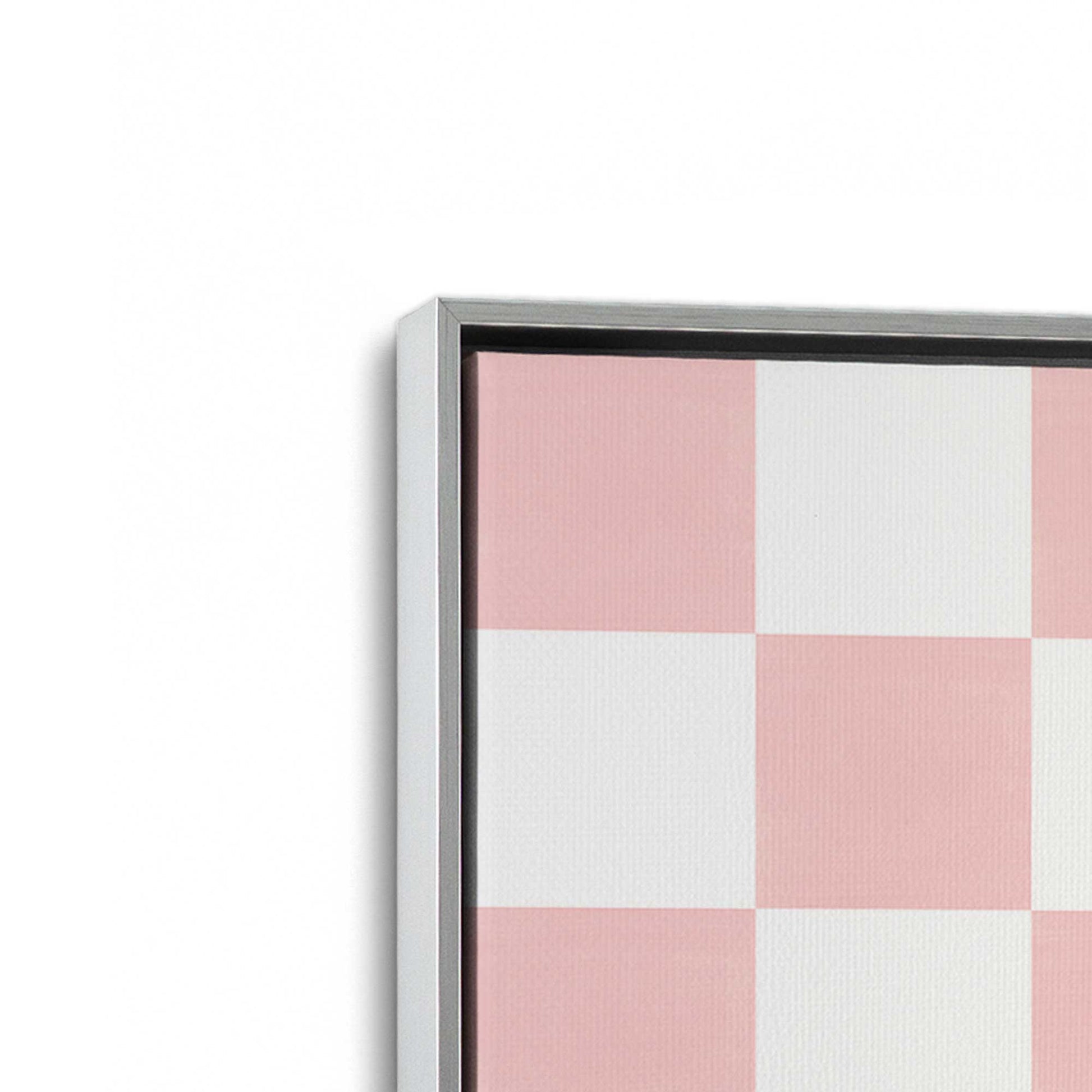 [Color:Polished Chrome], Picture of art in a Polished Chrome frame at an angle