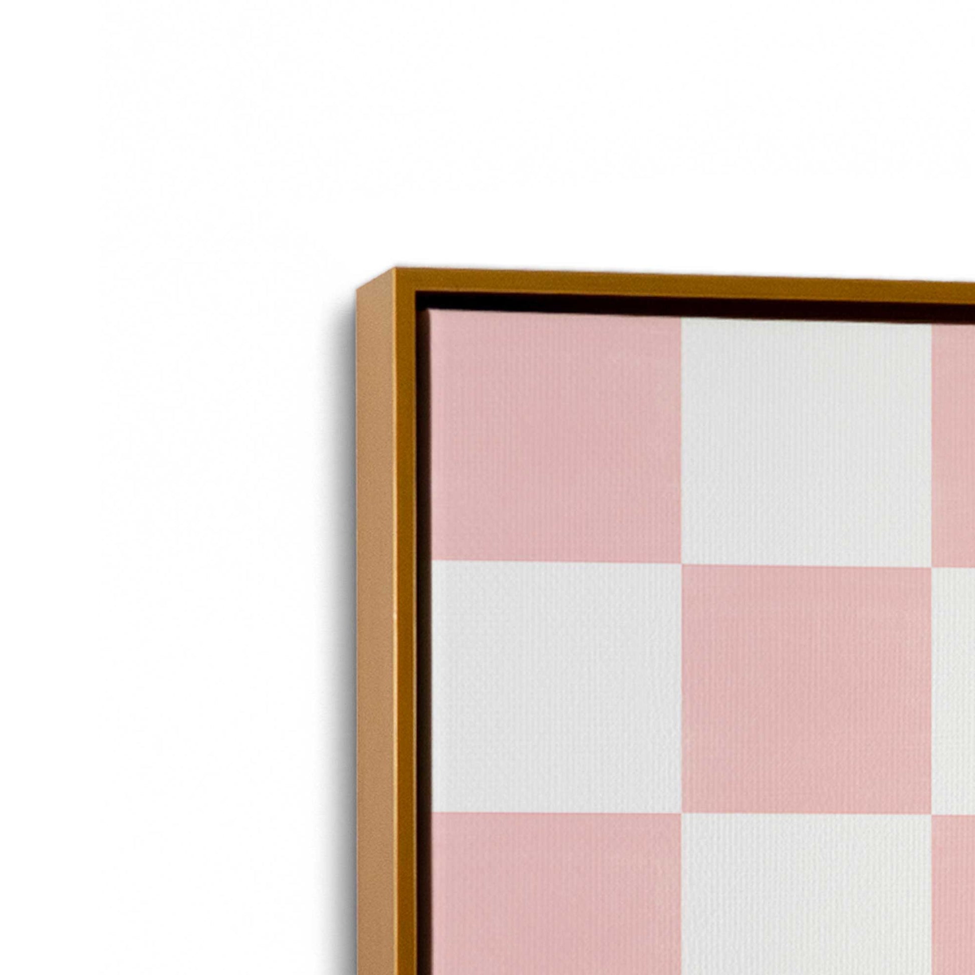 [Color:Polished Gold], Picture of art in a Polished Gold frame at an angle