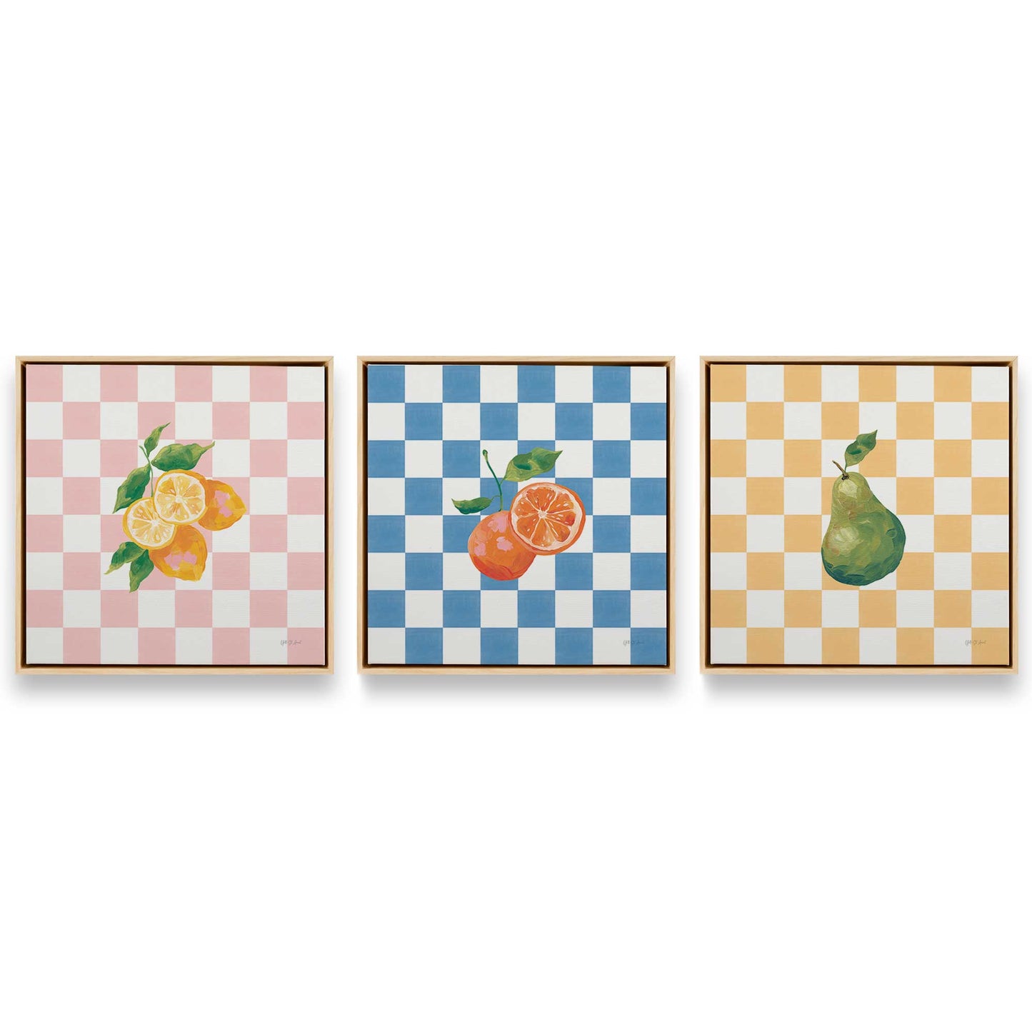 [Color:American Maple], Picture of art in a American Maple frame