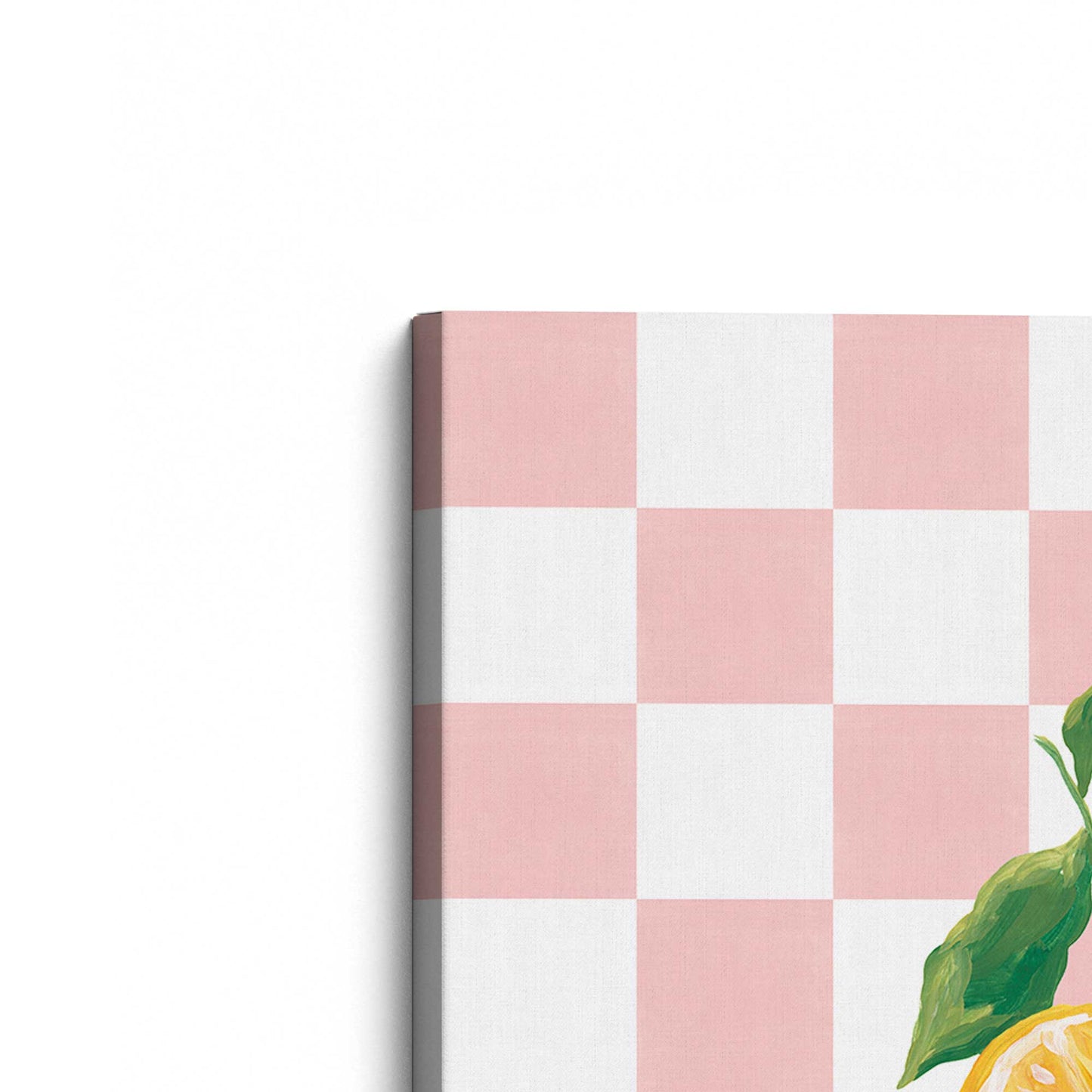 [Color:Stretched Canvas], Picture of art at an angle