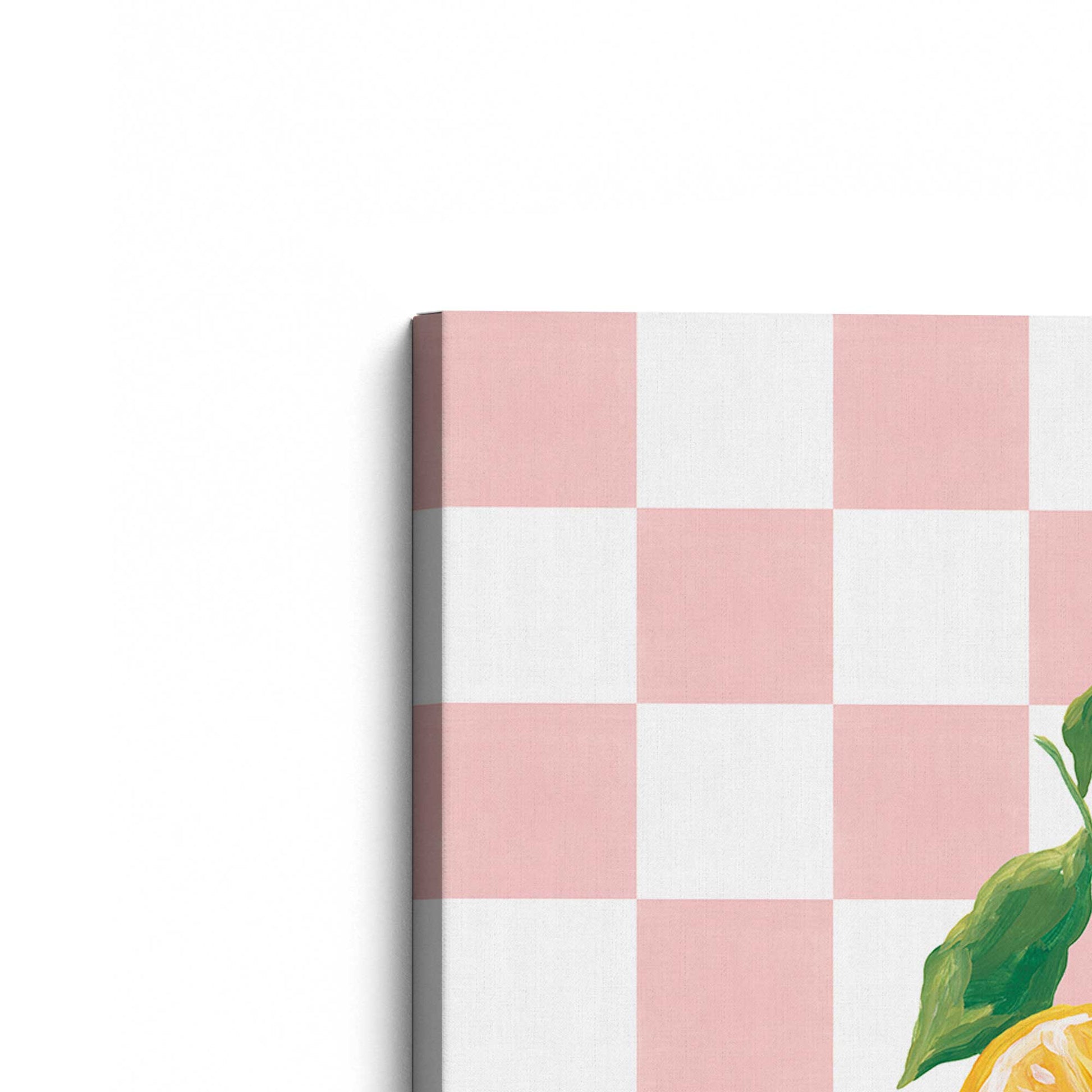 [Color:Stretched Canvas], Picture of art at an angle
