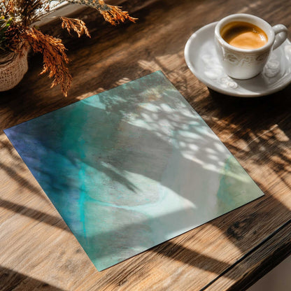 Aqua Drift Art Print