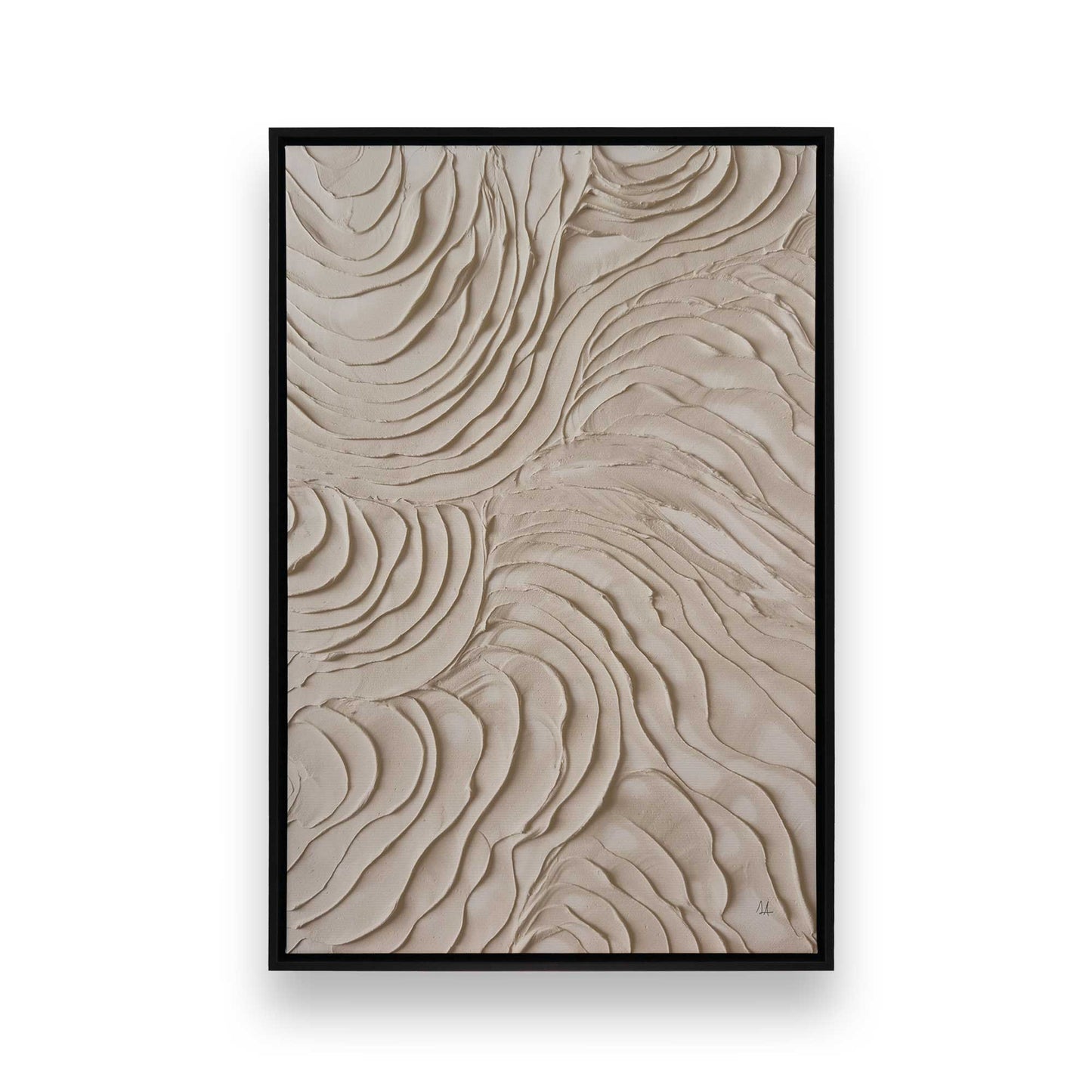 Drift Lines Canvas Print, Set of 4