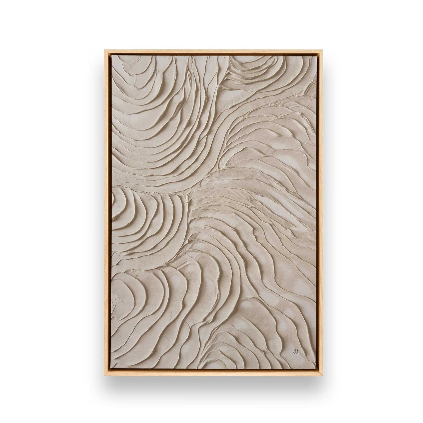 Drift Lines Canvas Print, Set of 4