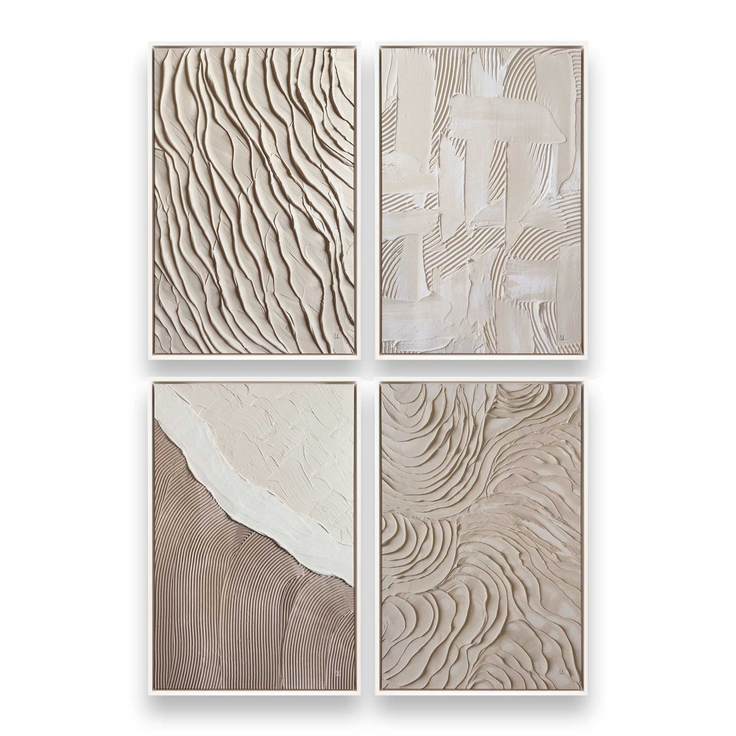 [Color:Opaque White], Picture of art in a White frame