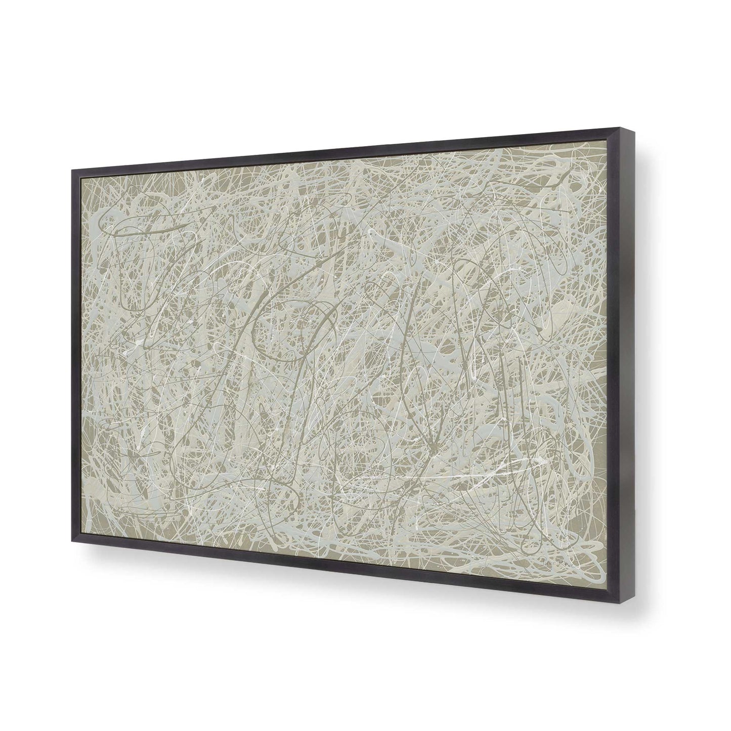[Color:Weathered Zinc], Picture of art in a Weathered Zinc frame of the corner
