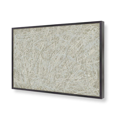 [Color:Weathered Zinc], Picture of art in a Weathered Zinc frame of the corner