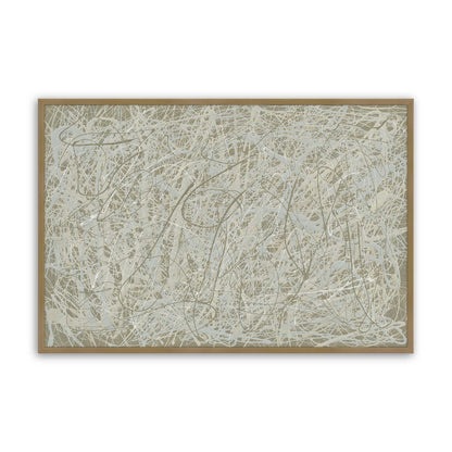 [Color:Brushed Gold], Picture of art in a Brushed Gold frame