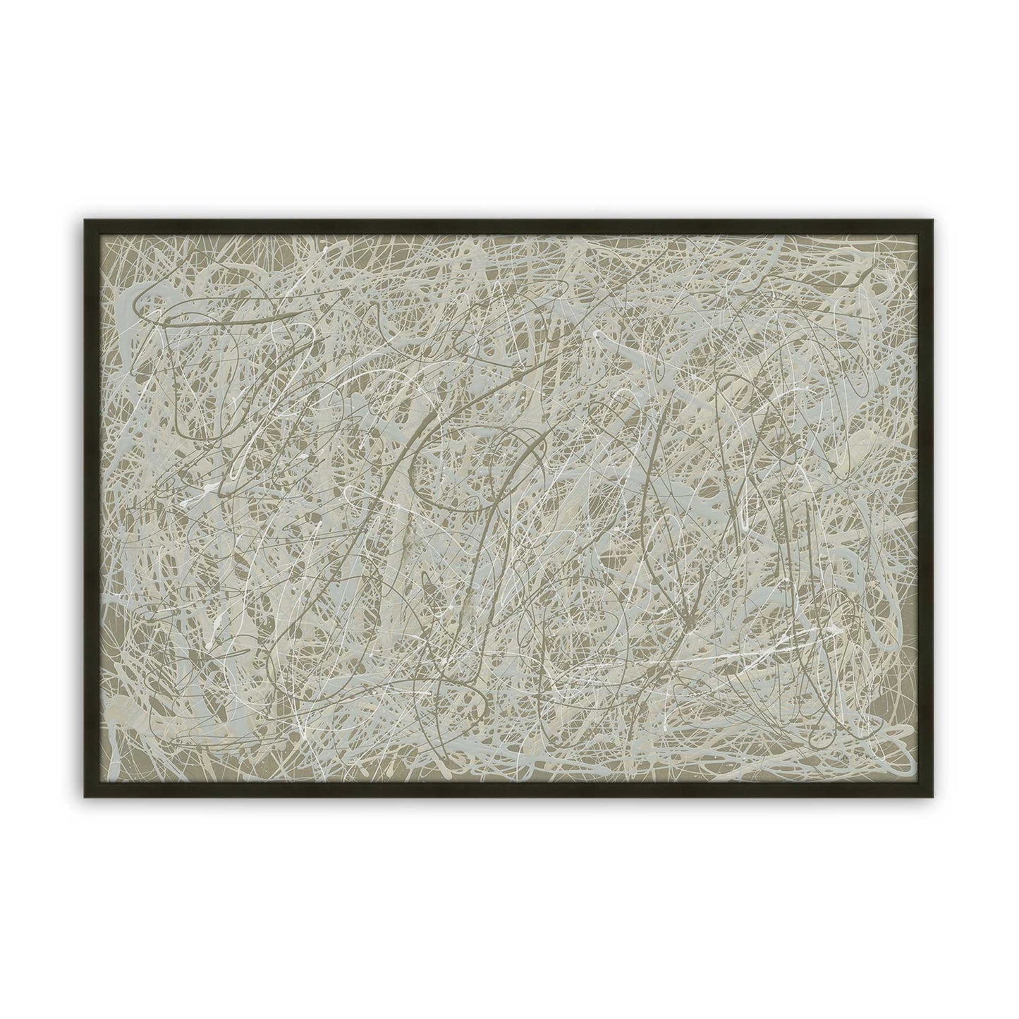 [Color:Satin Black], Picture of art in a Satin Black frame