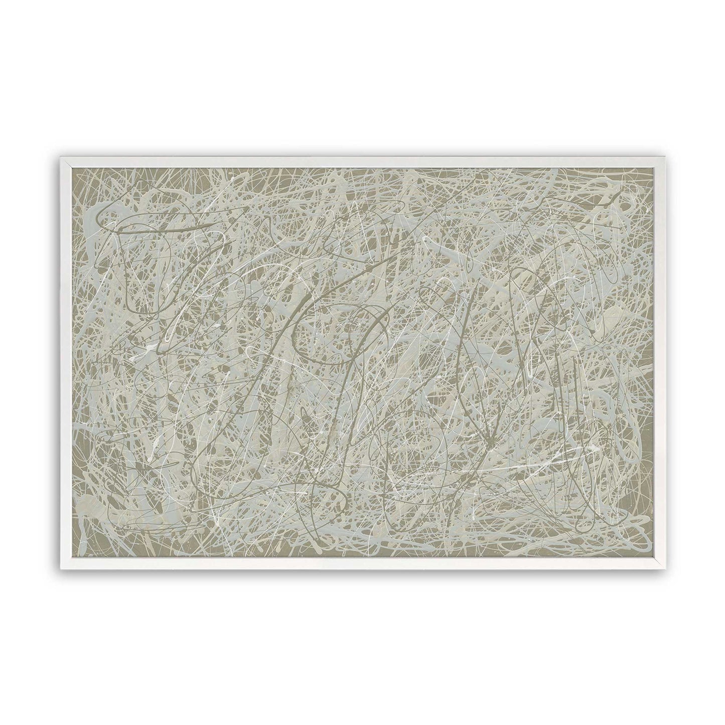 [Color:Opaque White], Picture of art in a Opaque White frame