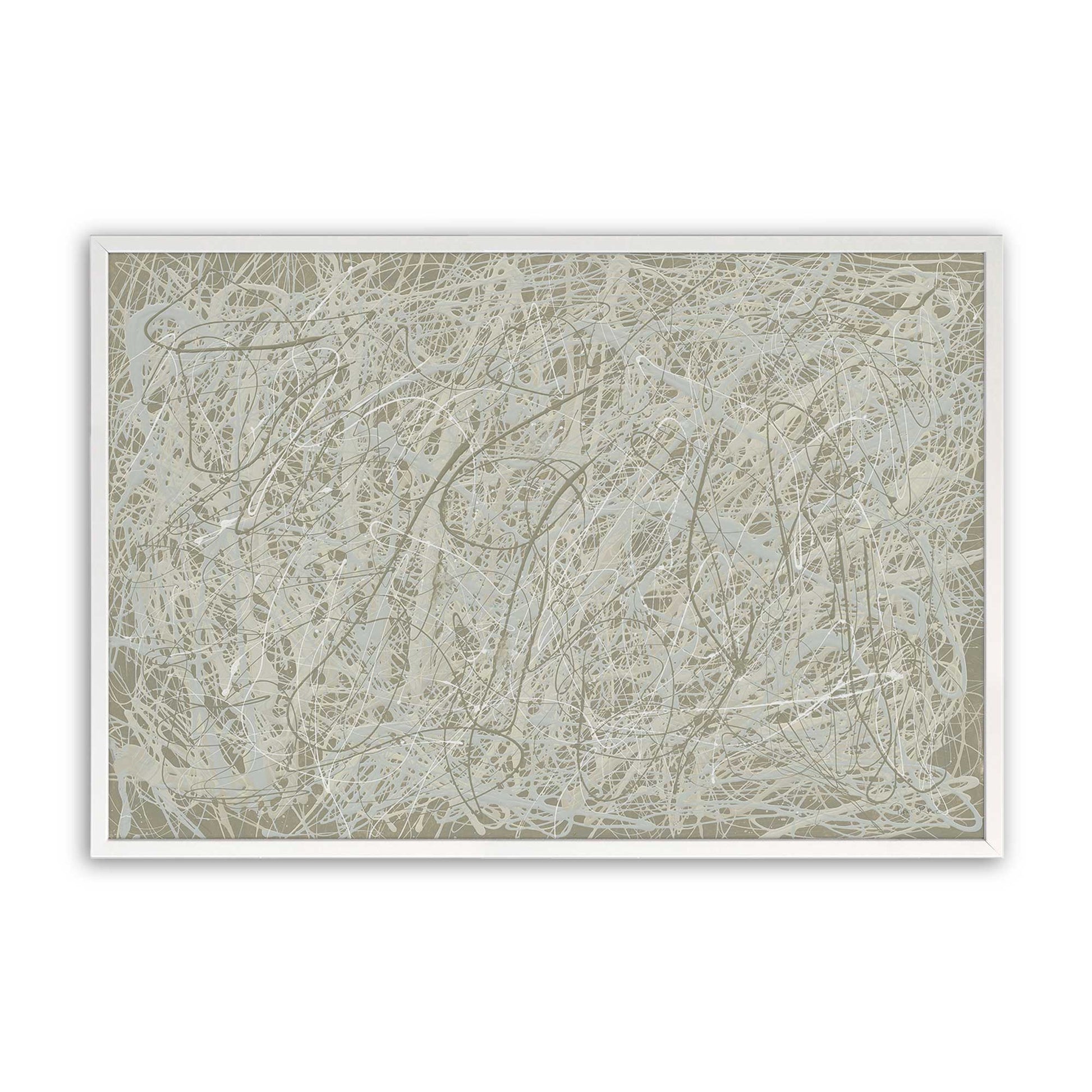 [Color:Opaque White], Picture of art in a Opaque White frame