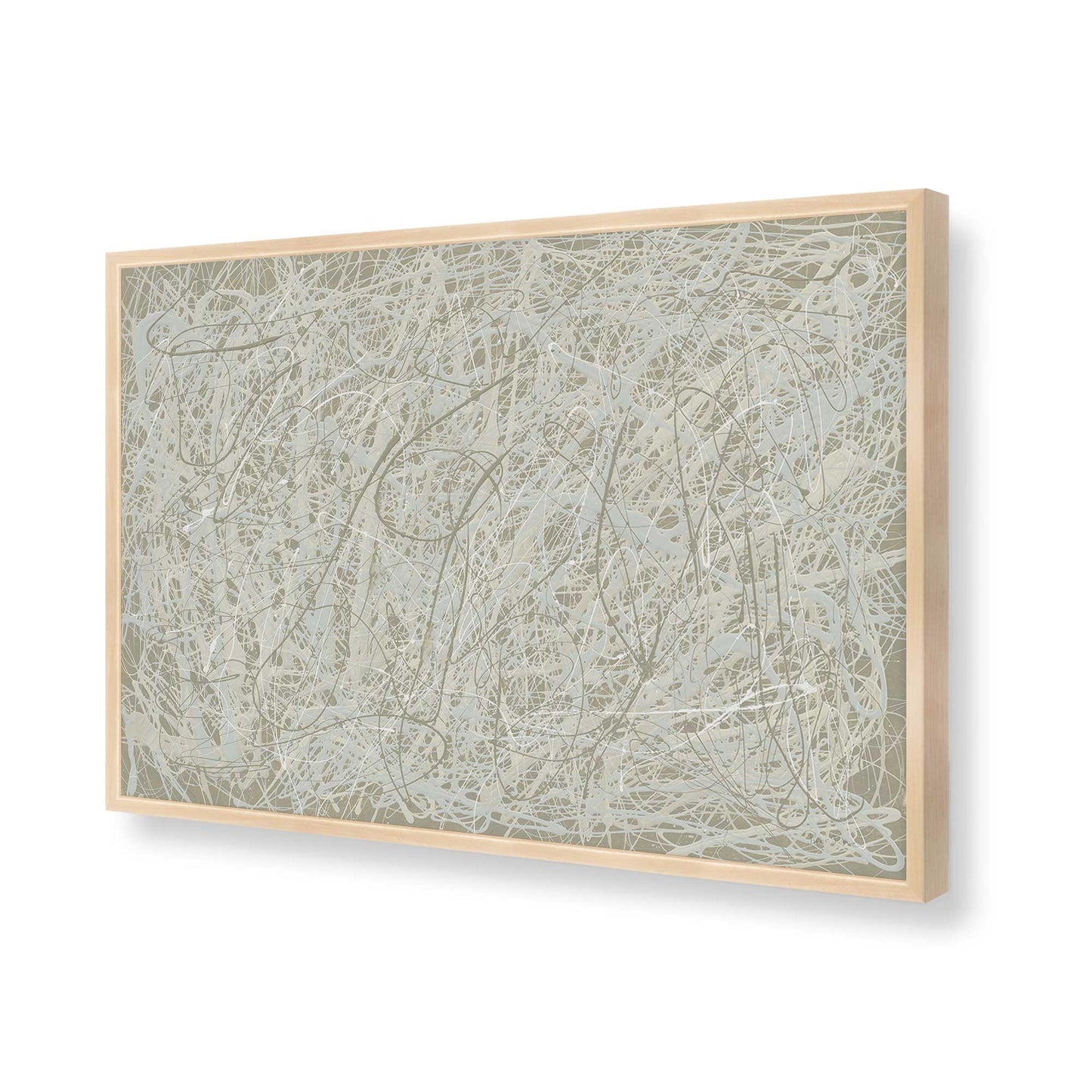 [Color:Raw Maple], Picture of art in a Raw Maple frame of the corner