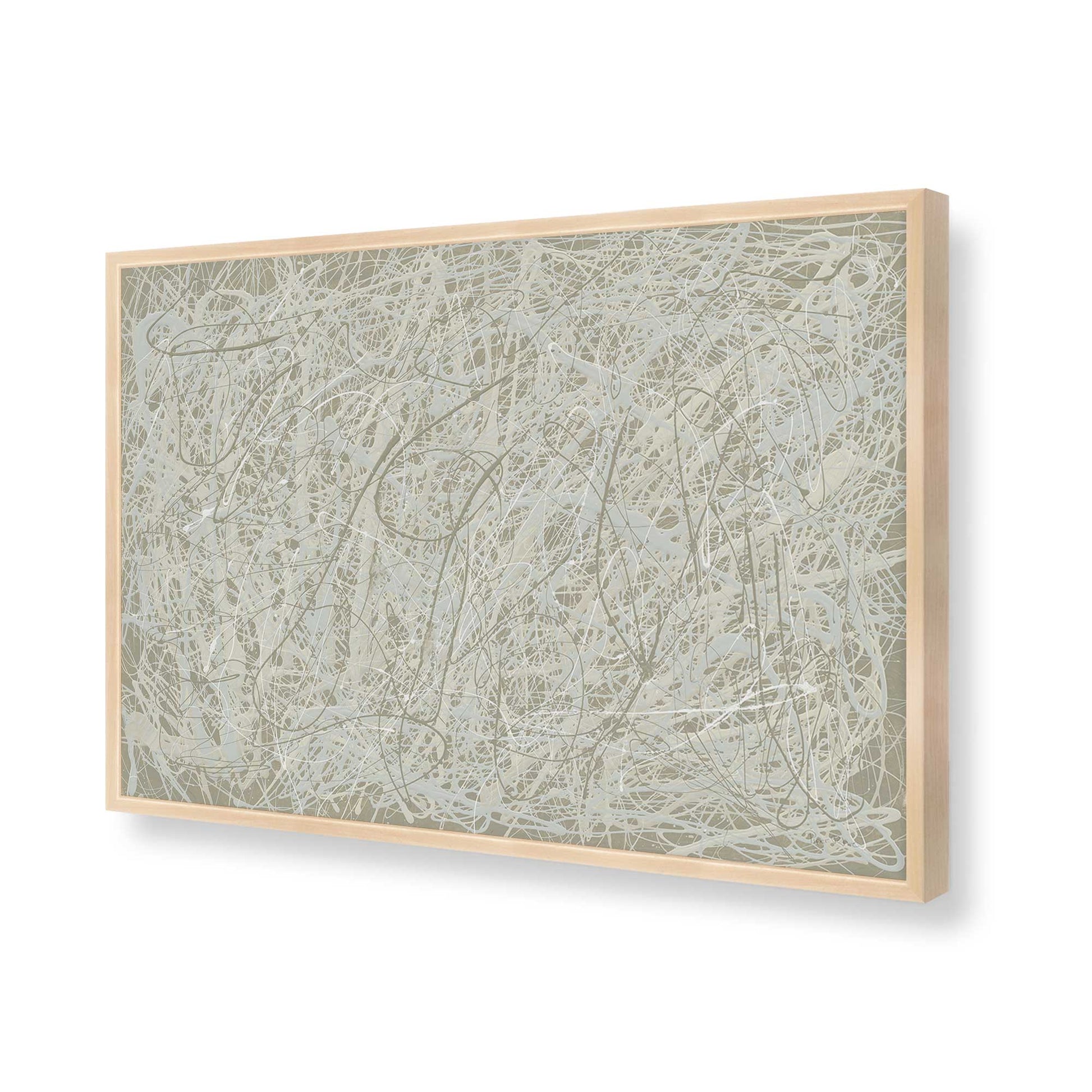 [Color:Raw Maple], Picture of art in a Raw Maple frame of the corner