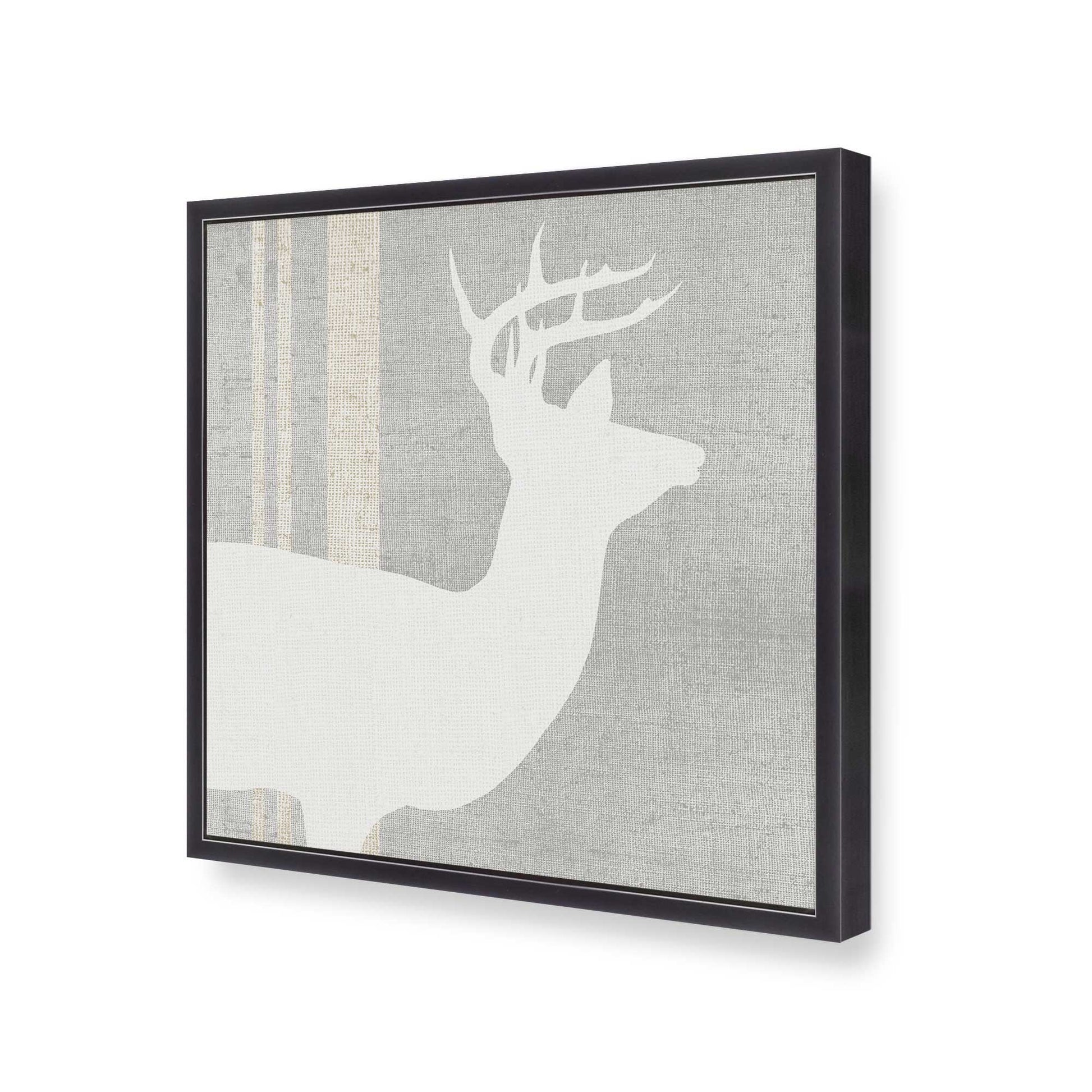 [Color:Weathered Zinc], Picture of art in a Weathered Zinc frame at an angle