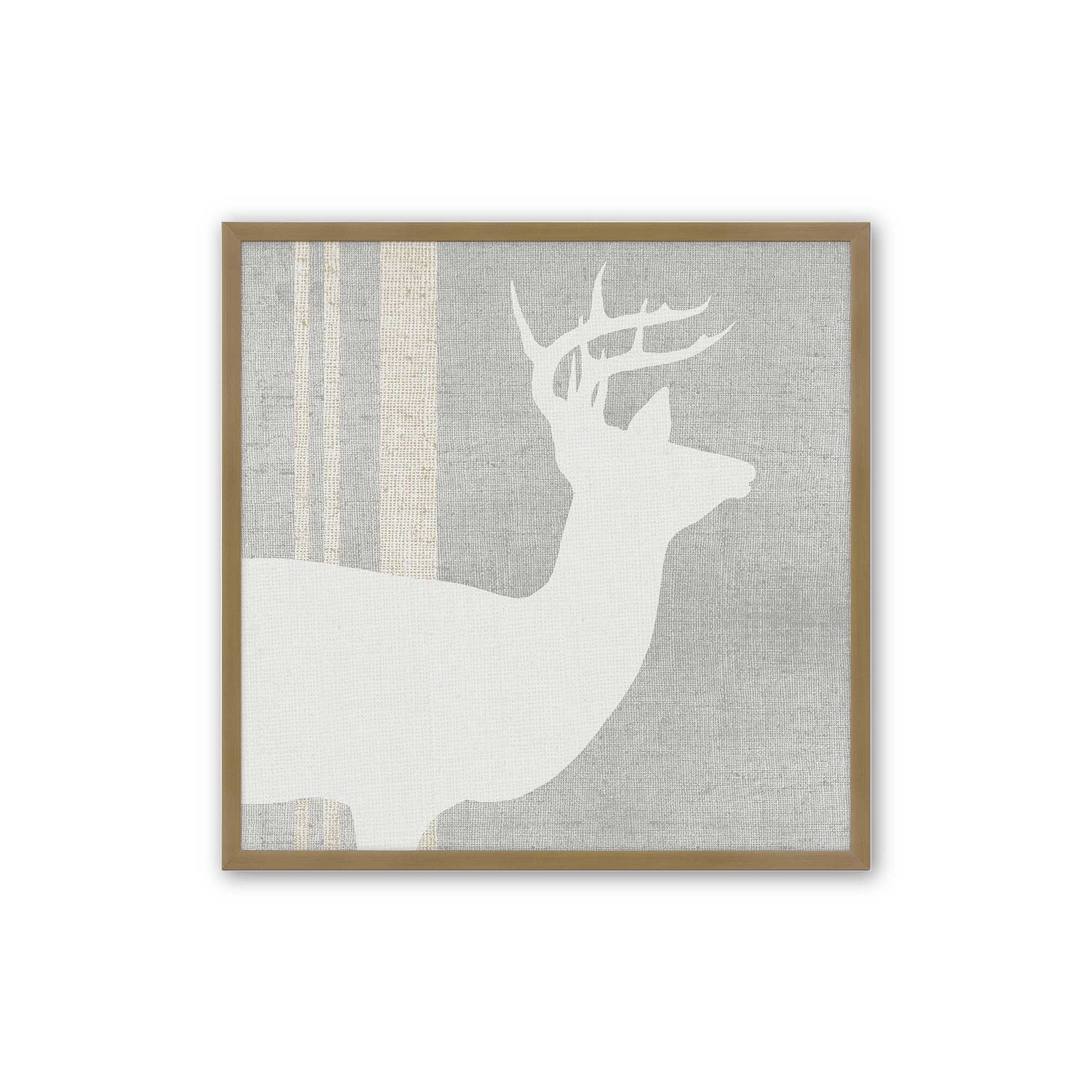 [Color:Brushed Gold], Picture of art in a Brushed Gold frame