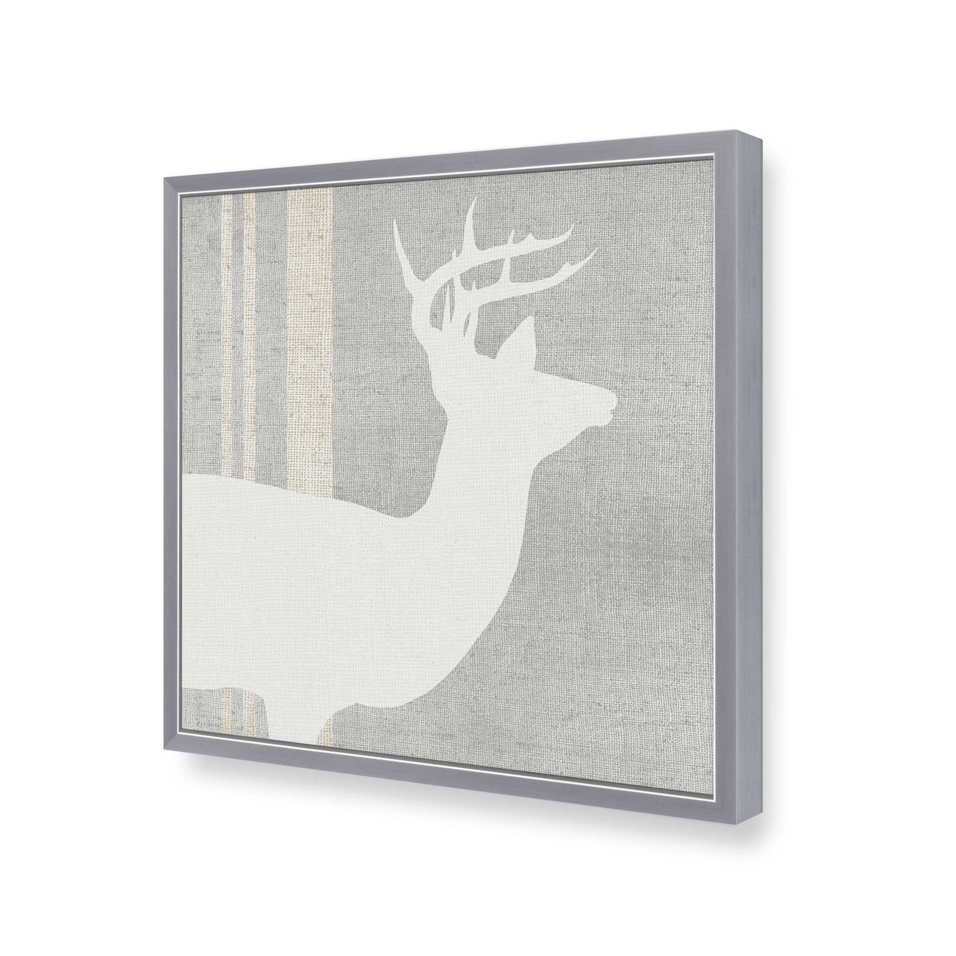 [Color:Polished Chrome], Picture of art in a Polished Chrome frame at an angle