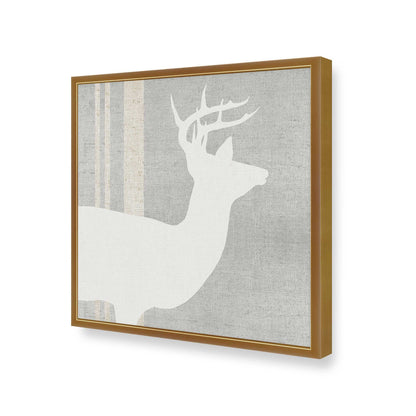 [Color:Polished Gold], Picture of art in a Polished Gold frame at an angle