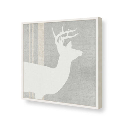 [Color:Opaque White], Picture of art in a Opaque White frame at an angle