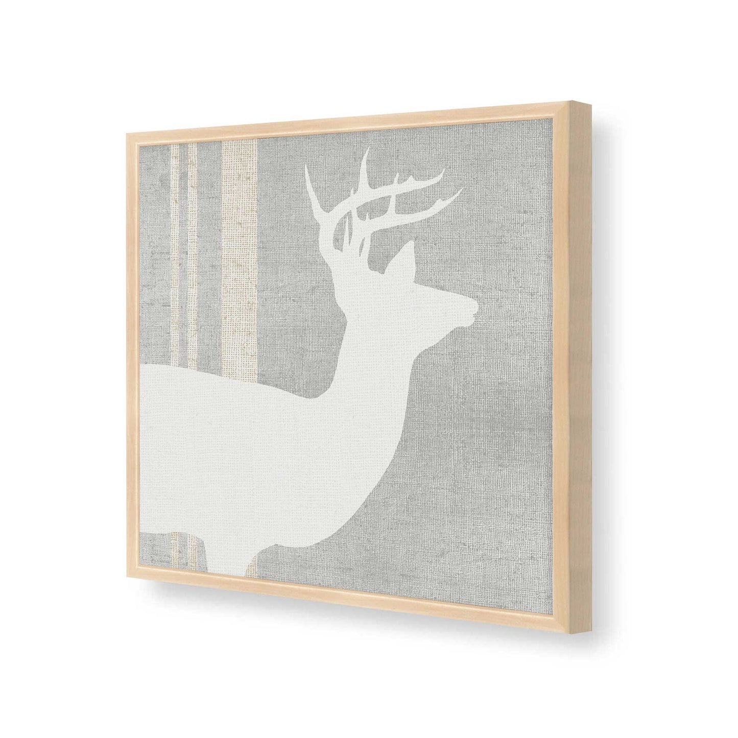 [Color:Raw Maple], Picture of art in a Raw Maple frame at an angle