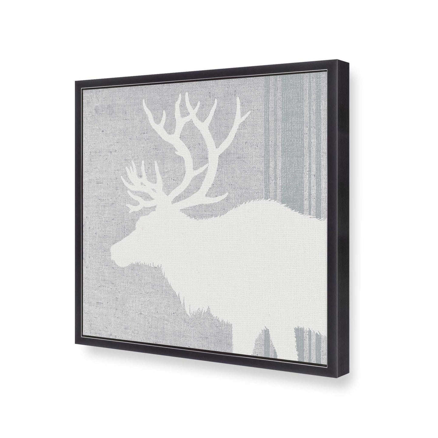 [Color:Weathered Zinc], Picture of art in a Weathered Zinc frame at an angle