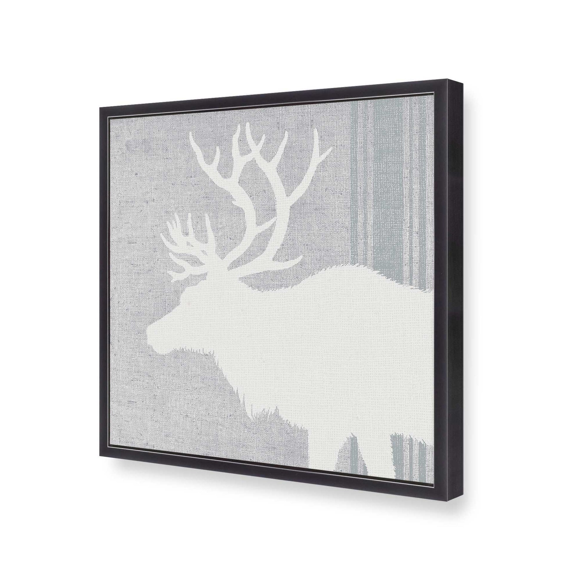 [Color:Weathered Zinc], Picture of art in a Weathered Zinc frame at an angle