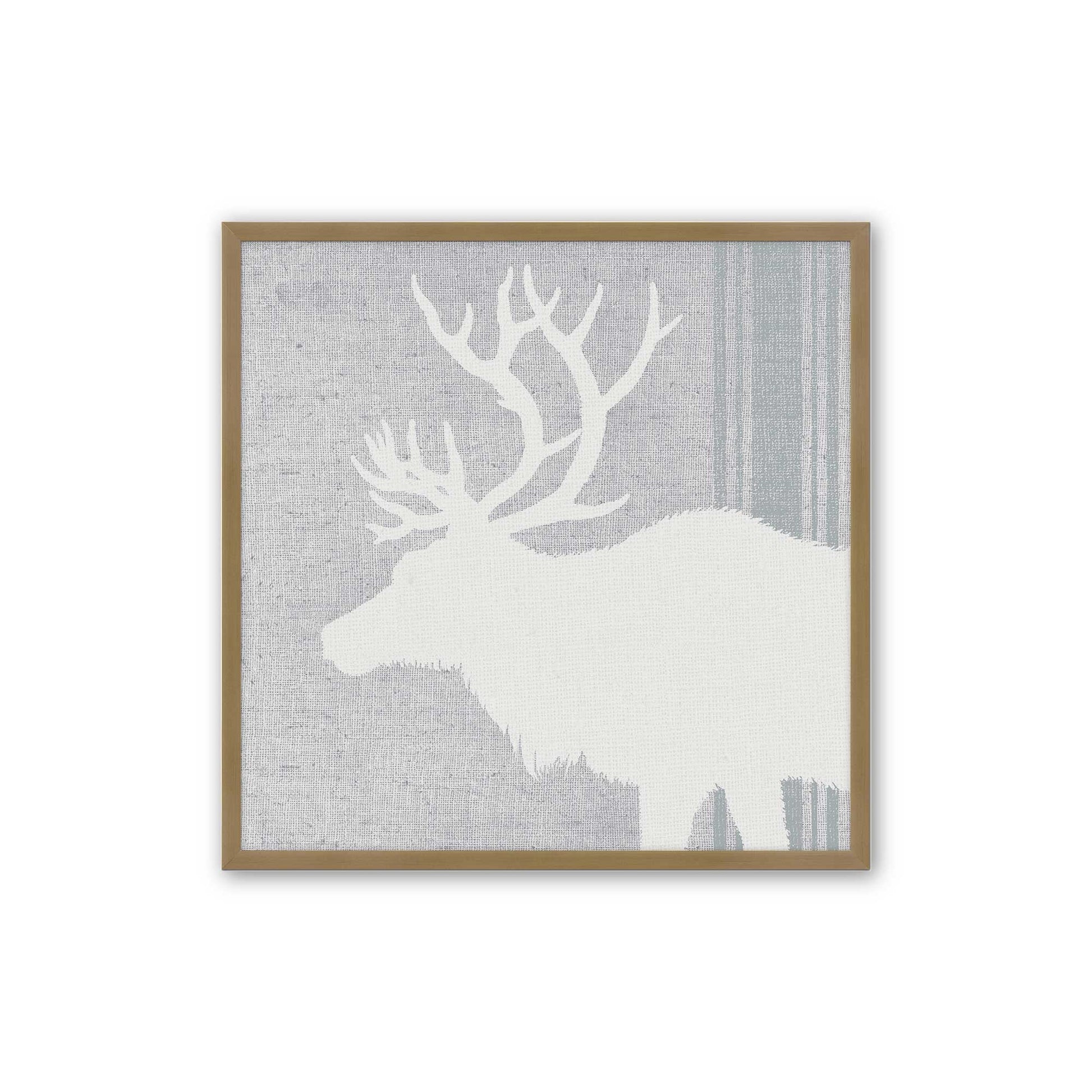 [Color:Brushed Gold], Picture of art in a Brushed Gold frame